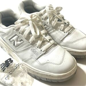 New Balance 550 white size Men US 5 (runs small)